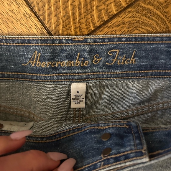 Abercrombie bedazzled denim mini skirt size S - Picture 2 of 3